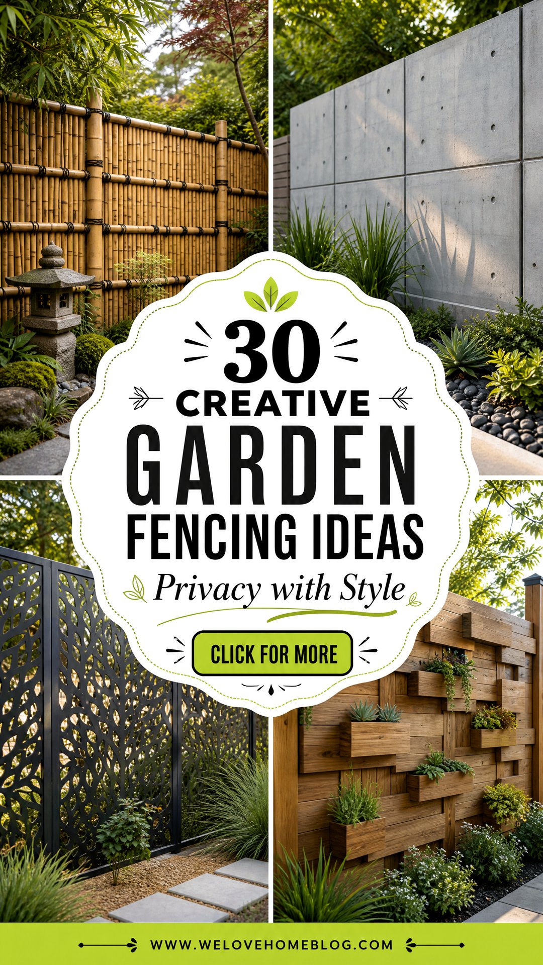30 Creative Garden Fencing Ideas for Privacy and Style - 30 Creative Garden Fencing Ideas for Privacy and Style