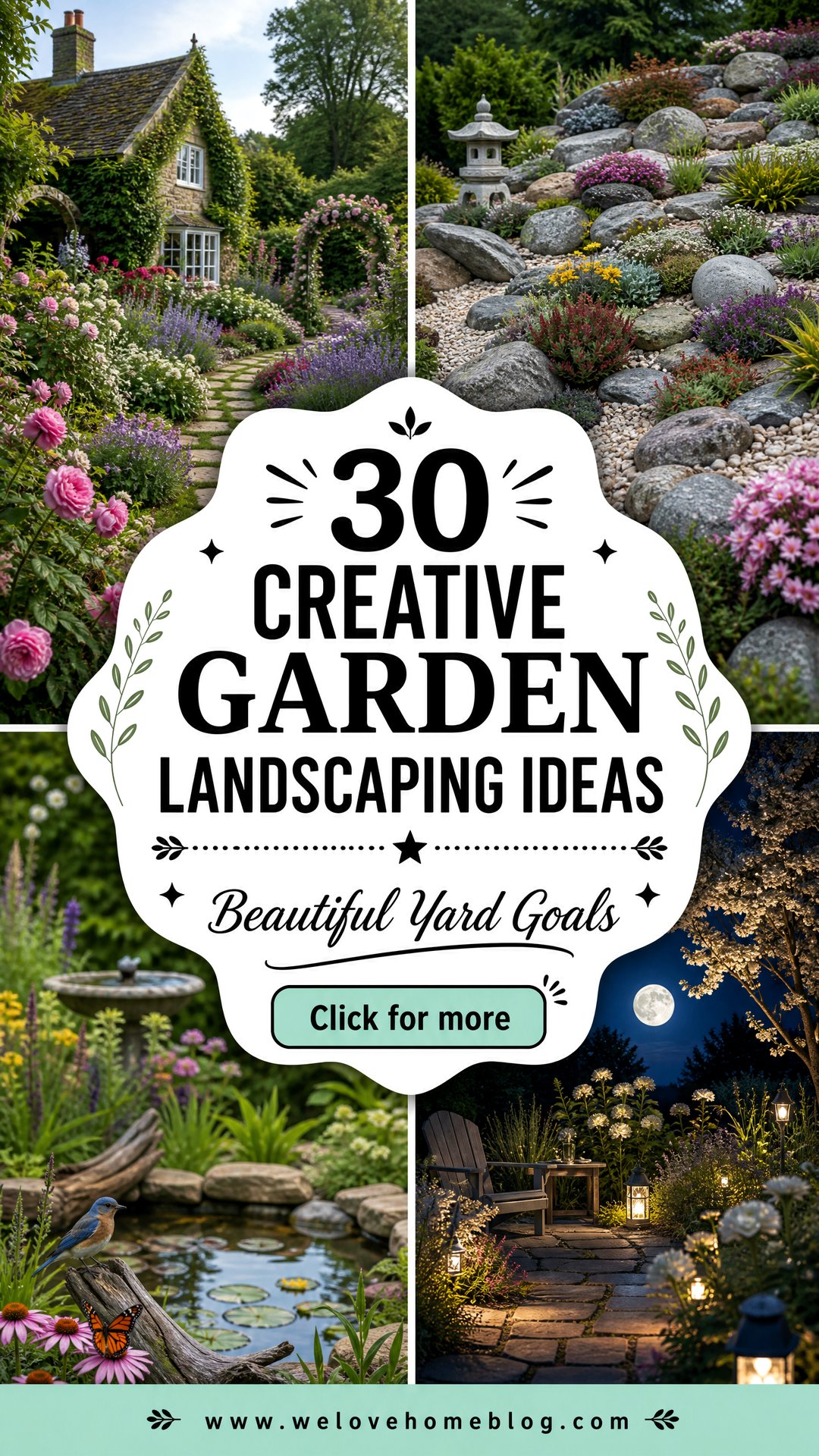30 Creative Garden Landscaping Ideas for a Beautiful Yard - 30 Creative Garden Landscaping Ideas for a Beautiful Yard