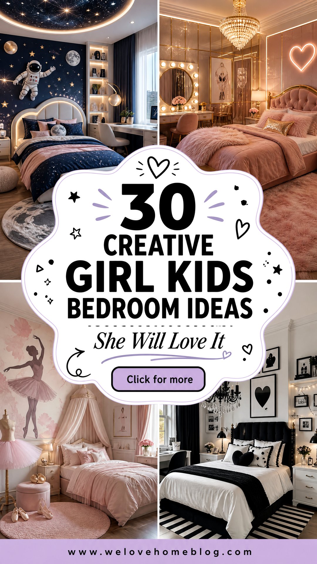 30 Creative Girl Kids Bedroom Ideas Your Little One Will Love - 30 Creative Girl Kids Bedroom Ideas Your Little One Will Love