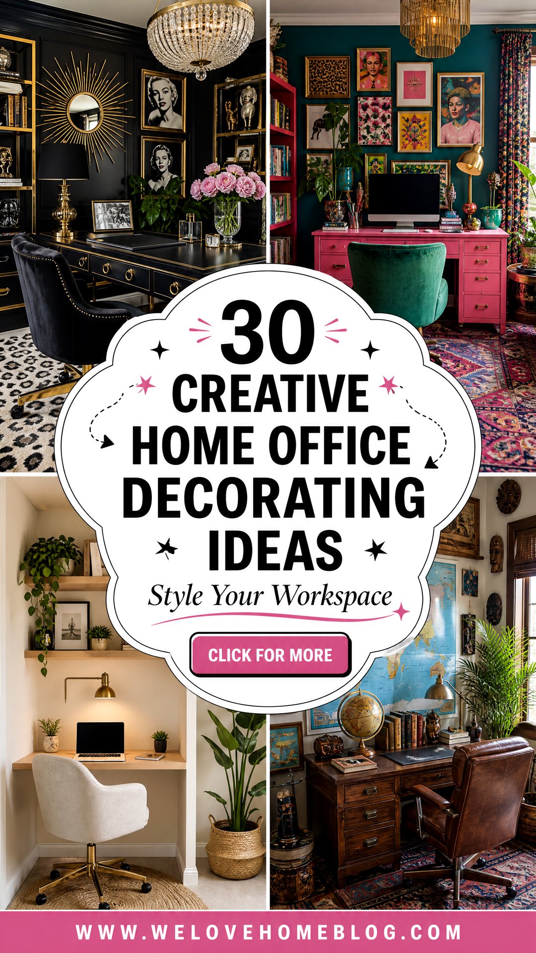 30 Creative Home Office Decorating Ideas for Your Style - 30 Creative Home Office Decorating Ideas for Your Style