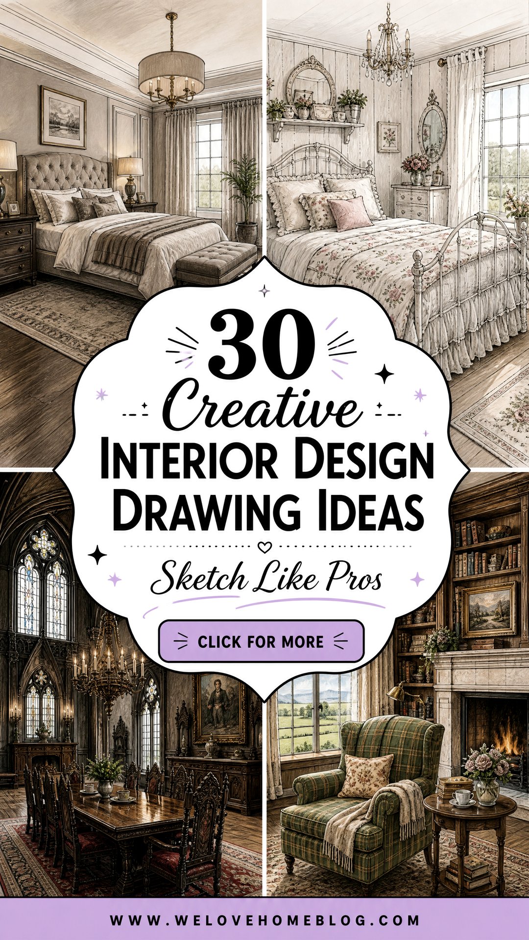 30 Creative Interior Design Drawing Ideas for Pros - 30 Creative Interior Design Drawing Ideas for Pros
