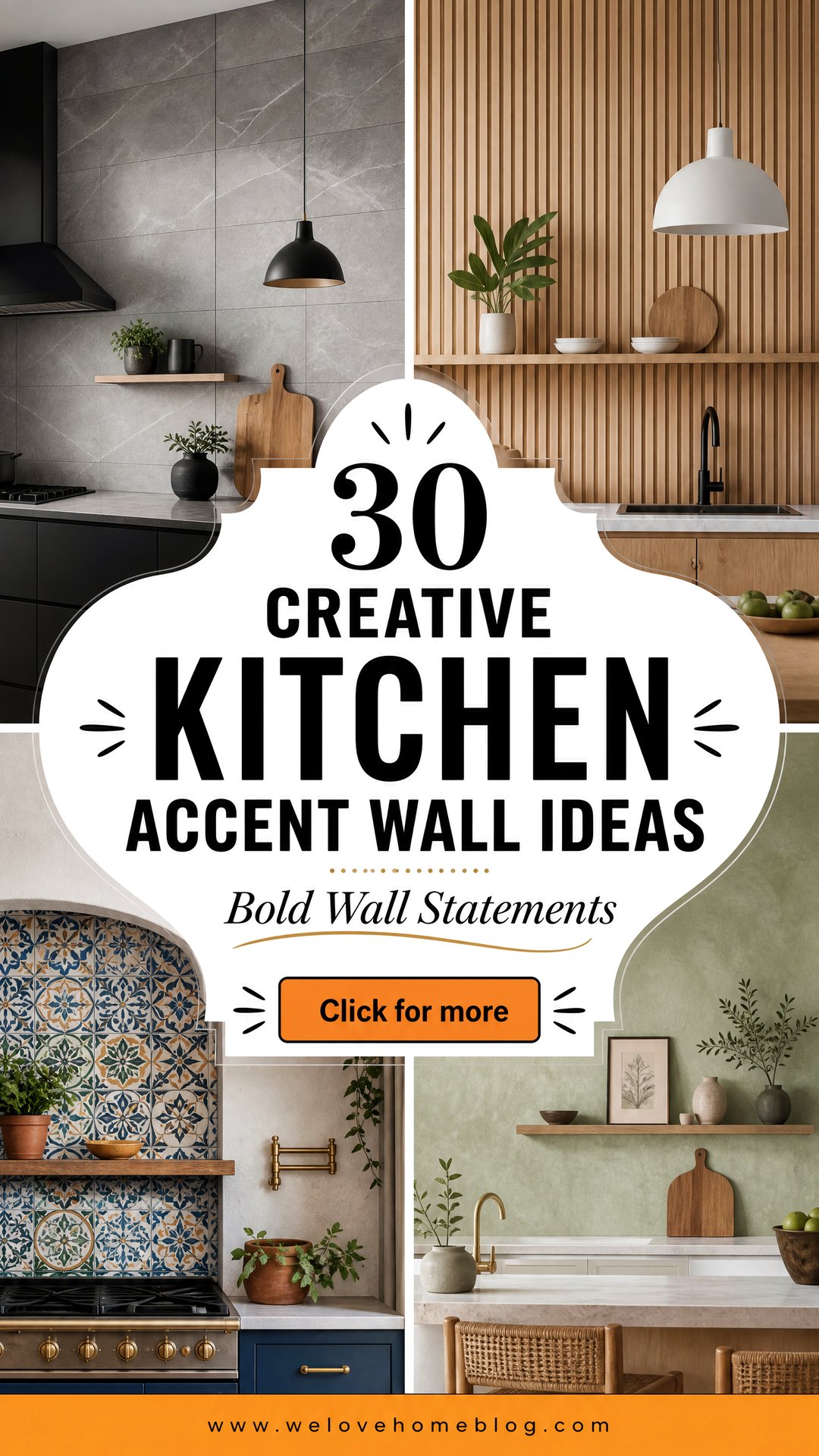 30 Creative Kitchen Accent Wall Ideas for a Bold Look - 30 Creative Kitchen Accent Wall Ideas for a Bold Look