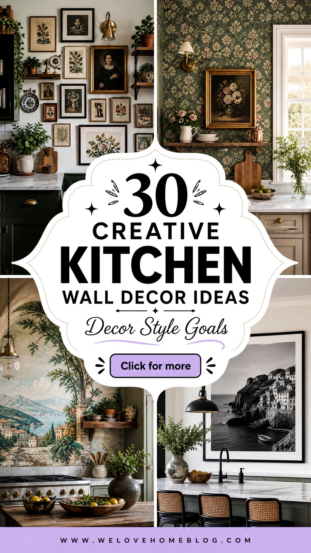 30 Creative Kitchen Wall Decor Ideas for Homes - 30 Creative Kitchen Wall Decor Ideas for Homes