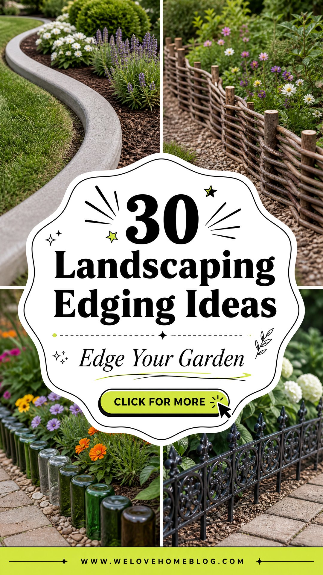 30 Creative Landscaping Edging Ideas for Your Garden - 30 Creative Landscaping Edging Ideas for Your Garden