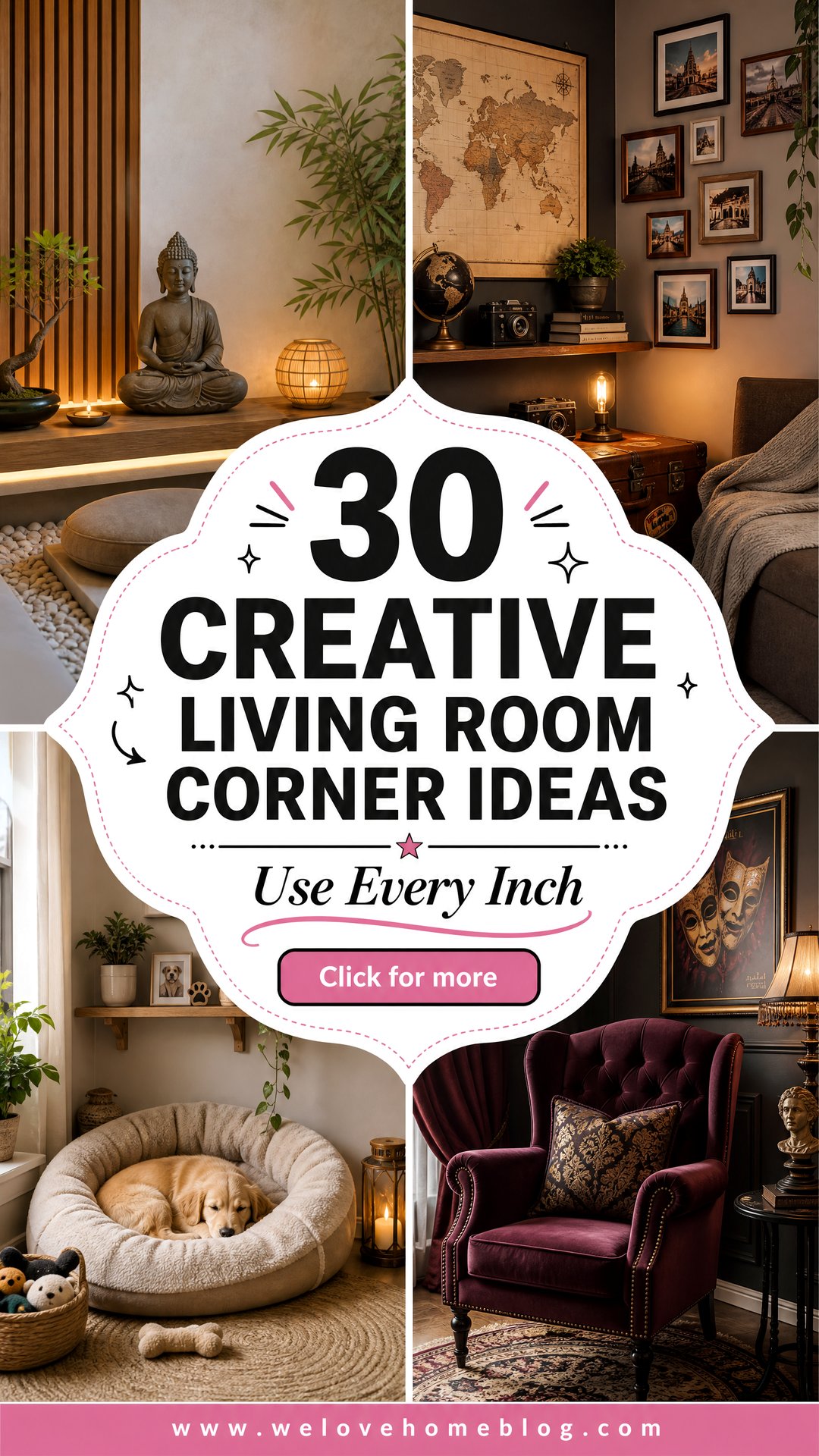 30 Creative Living Room Corner Ideas to Use Every Inch - 30 Creative Living Room Corner Ideas to Use Every Inch