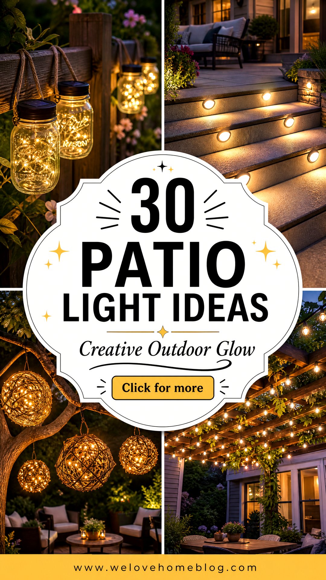 30 Creative Patio Light Ideas for Your Outdoor Area - 30 Creative Patio Light Ideas for Your Outdoor Area