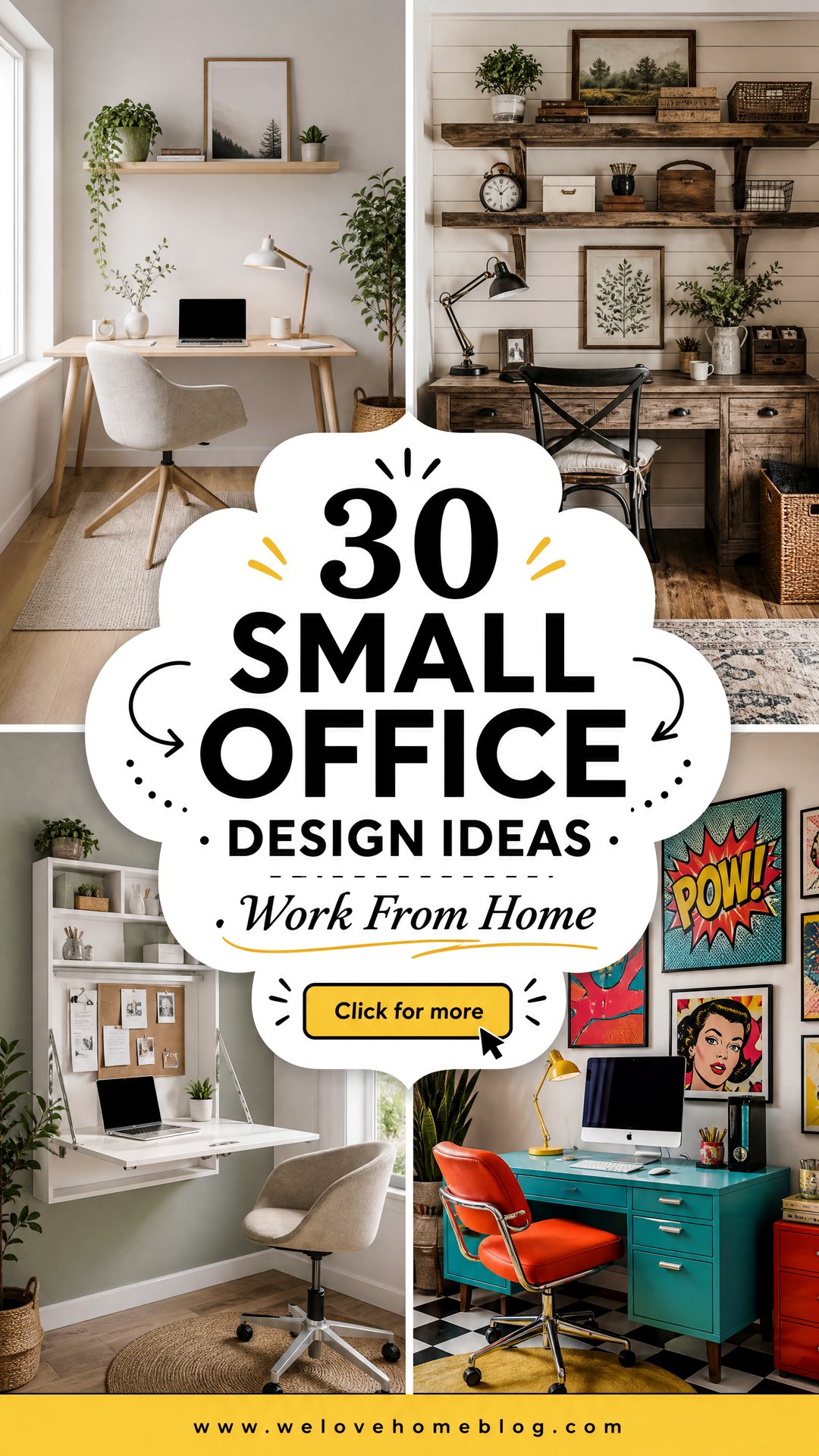 30 Creative Small Office Interior Design Ideas for Home - 30 Creative Small Office Interior Design Ideas for Home