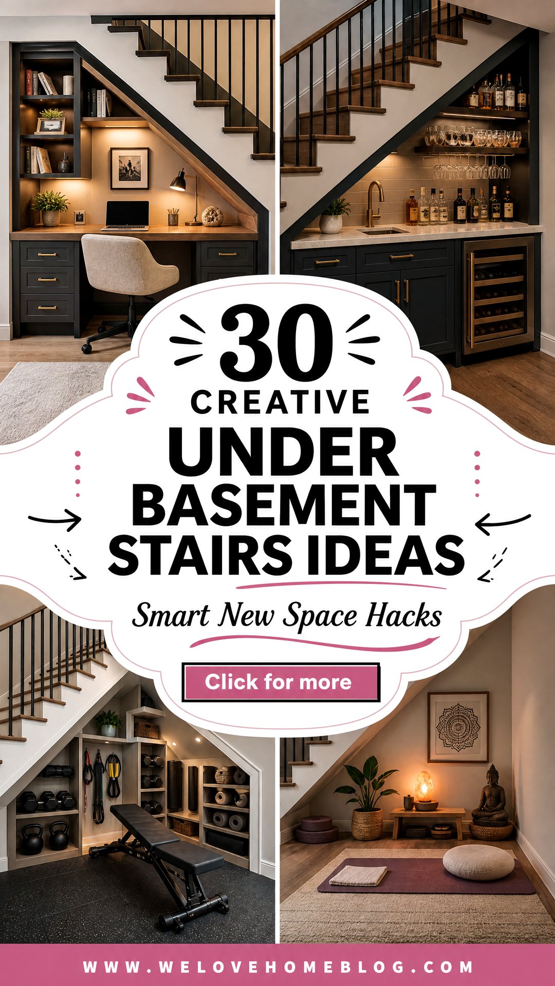 30 Creative Under Basement Stairs Ideas for New Space - 30 Creative Under Basement Stairs Ideas for New Space