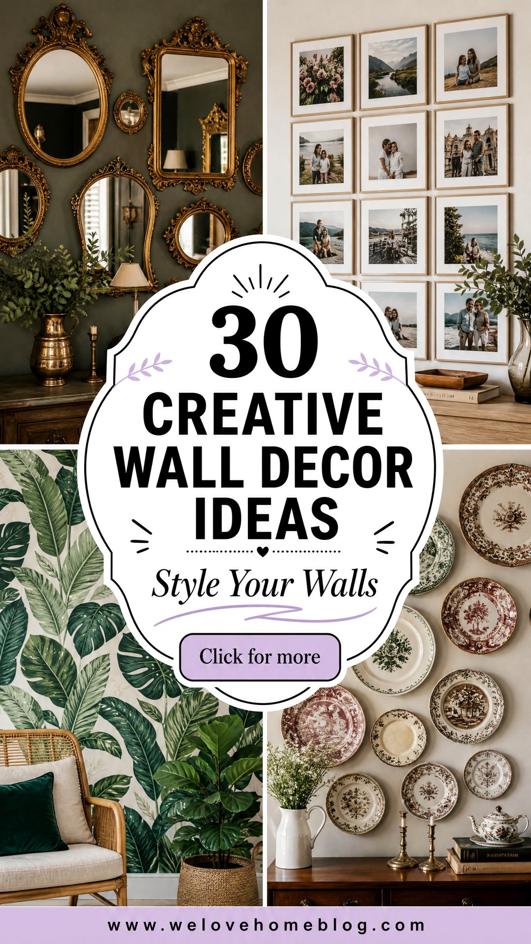 30 Creative Wall Decor Ideas to Style Your Home - 30 Creative Wall Decor Ideas to Style Your Home