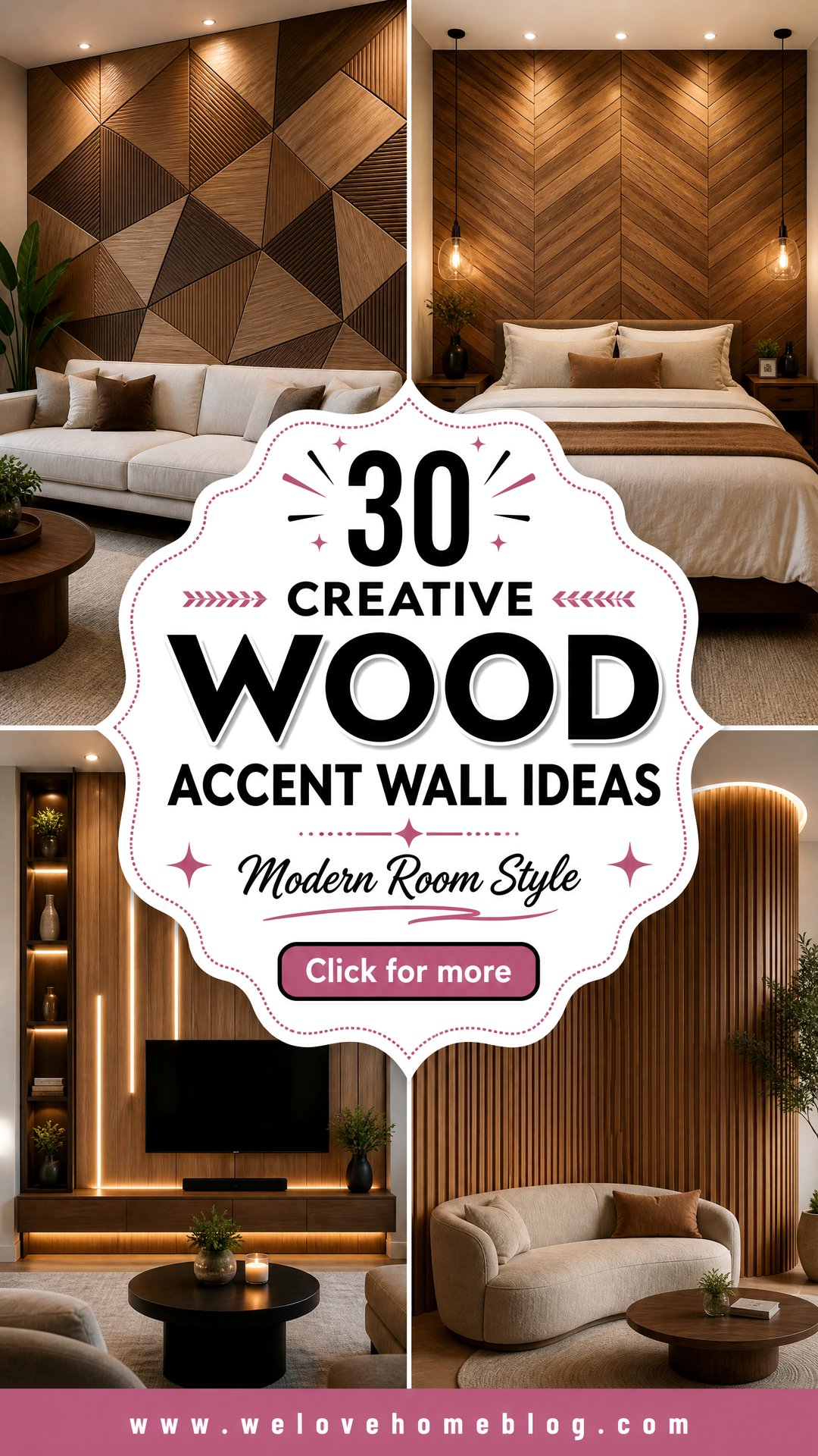 30 Creative Wood Accent Wall Ideas for Modern Rooms - 30 Creative Wood Accent Wall Ideas for Modern Rooms
