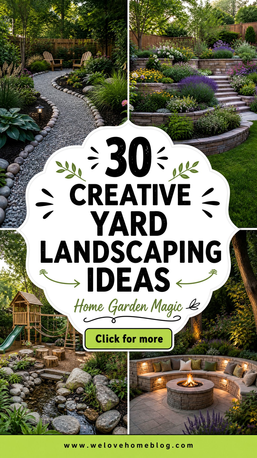 30 Creative Yard Landscaping Ideas for Your Home Garden - 30 Creative Yard Landscaping Ideas for Your Home Garden