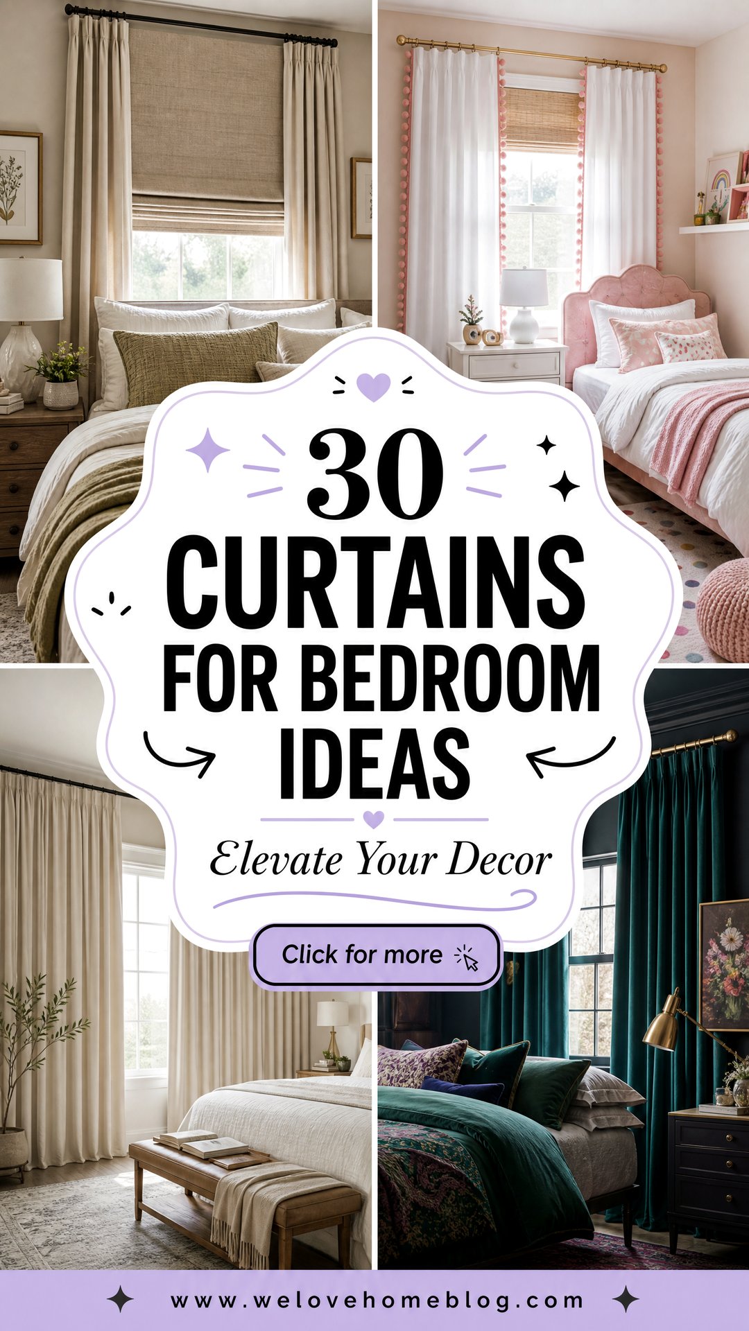 30 Curtains for Bedroom Ideas to Elevate Your Decor - 30 Curtains for Bedroom Ideas to Elevate Your Decor