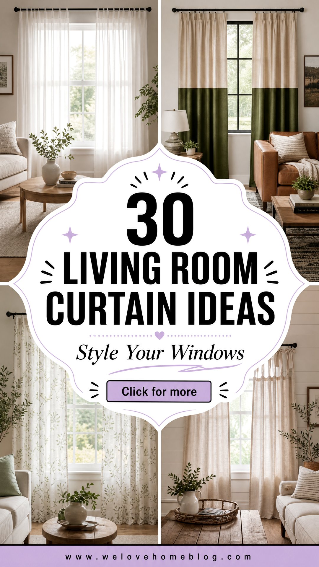 30 Curtains for Living Room Ideas to Enhance Style - 30 Curtains for Living Room Ideas to Enhance Style