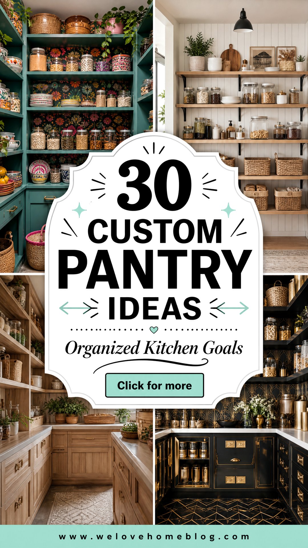 30 Custom Pantry Ideas for an Organized Kitchen - 30 Custom Pantry Ideas for an Organized Kitchen
