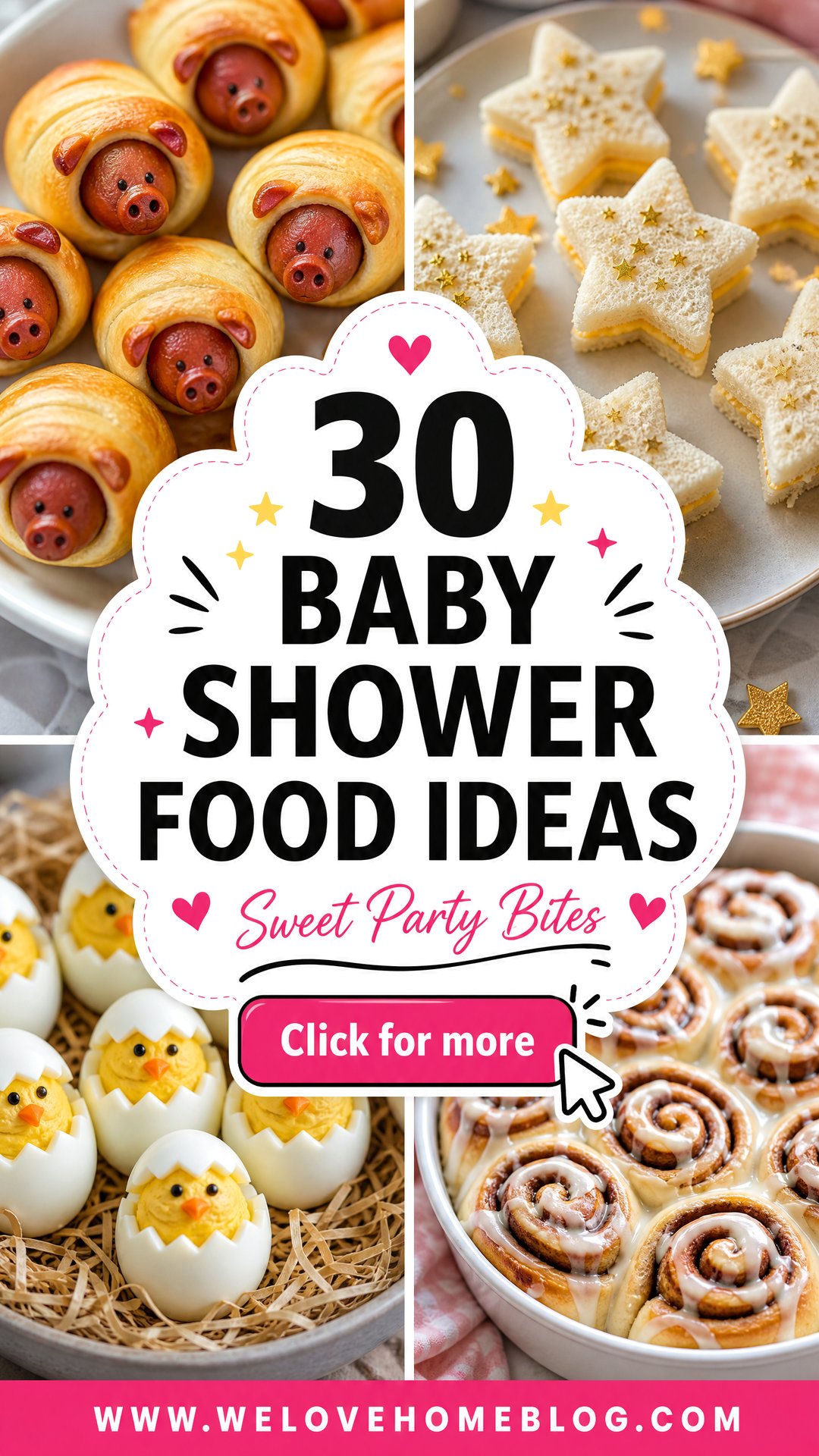 30 Cute Baby Baby Shower Food Ideas for Your Party - 30 Cute Baby Baby Shower Food Ideas for Your Party