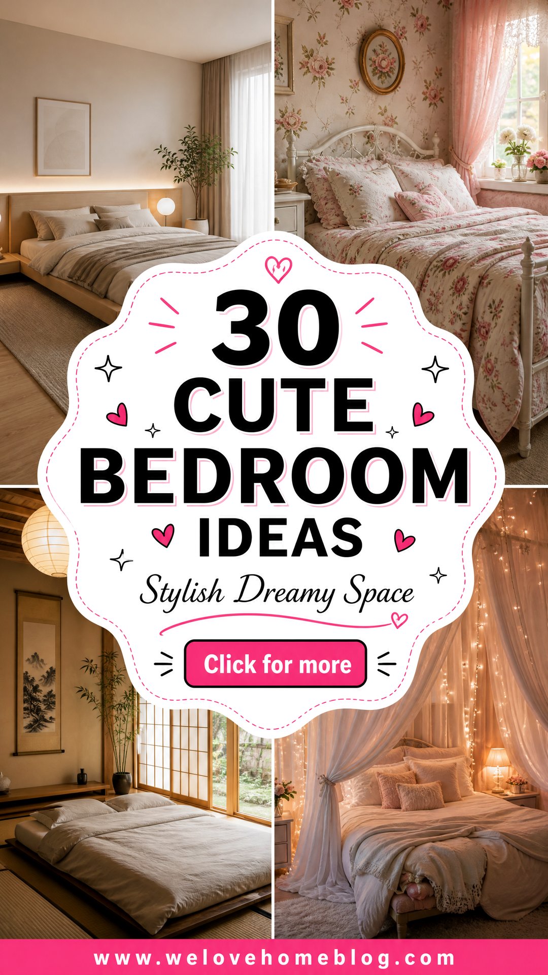 30 Cute Bedroom Ideas for a Stylish and Dreamy Space - 30 Cute Bedroom Ideas for a Stylish and Dreamy Space