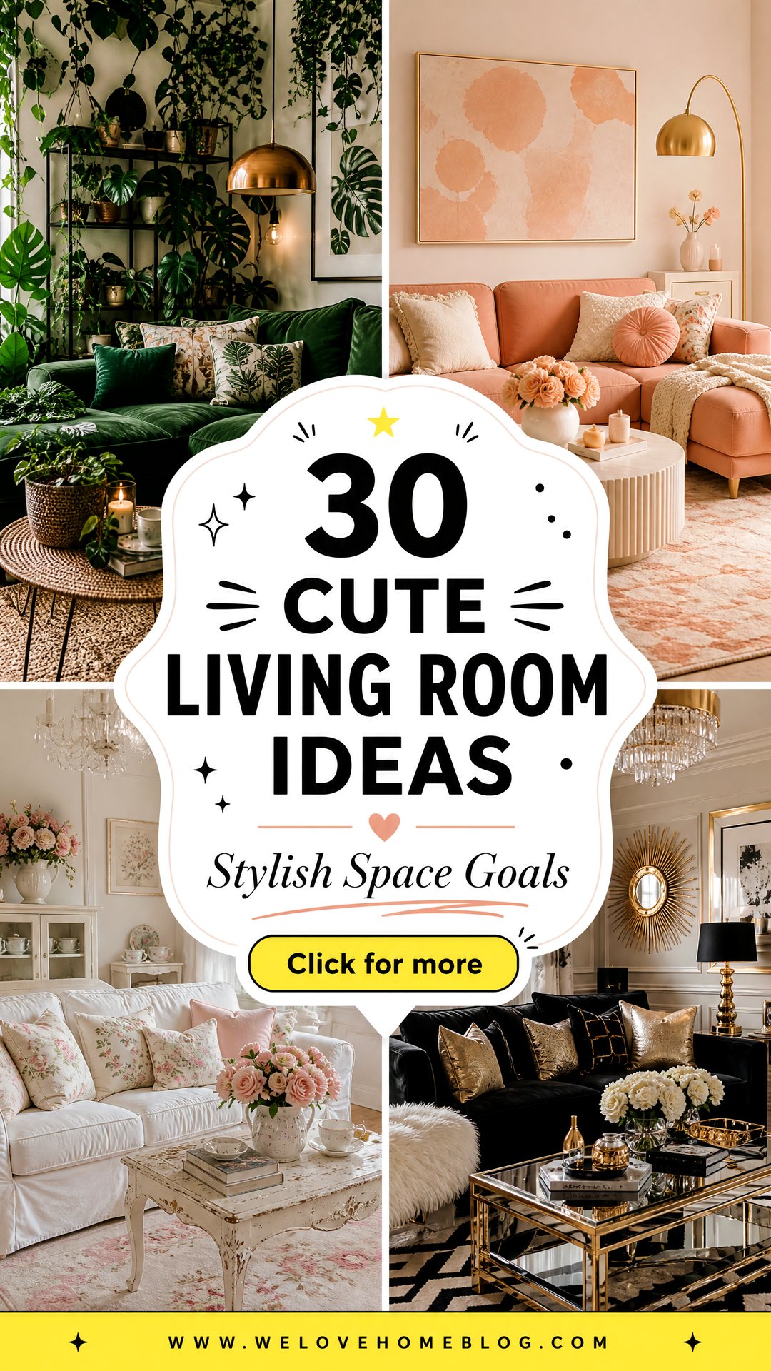 30 Cute Living Room Ideas to Make Your Space Stylish - 30 Cute Living Room Ideas to Make Your Space Stylish