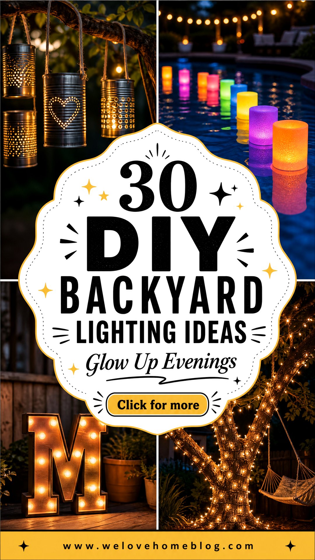 30 DIY Backyard Lighting Ideas for Evening Ambiance - 30 DIY Backyard Lighting Ideas for Evening Ambiance