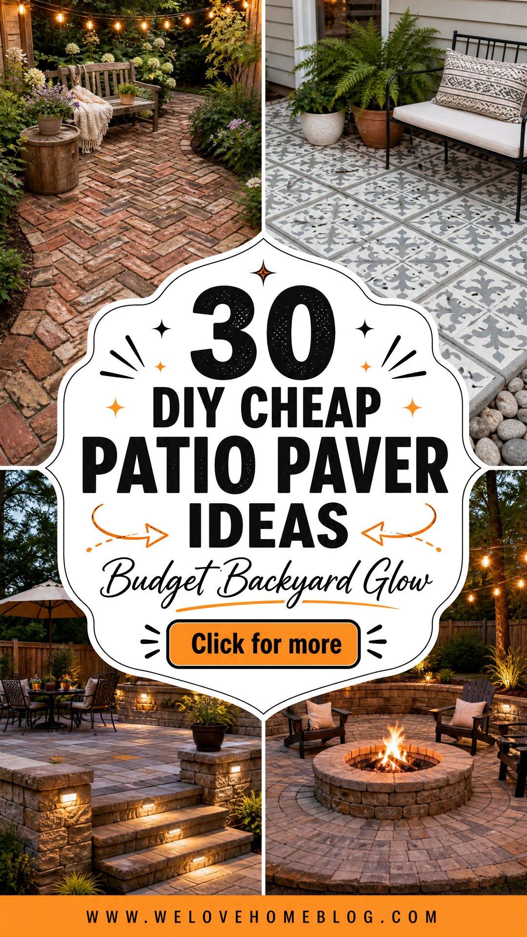 30 DIY Cheap Patio Paver Ideas for a Stunning Yard - 30 DIY Cheap Patio Paver Ideas for a Stunning Yard