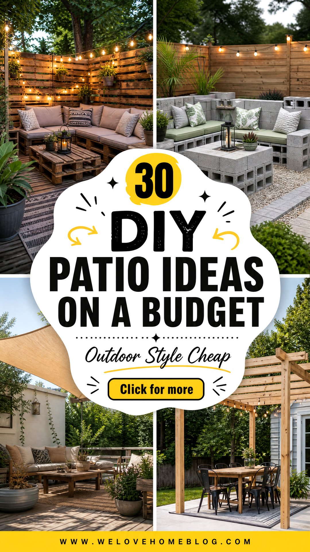 30 DIY Patio Ideas on a Budget for Your Backyard - 30 DIY Patio Ideas on a Budget for Your Backyard