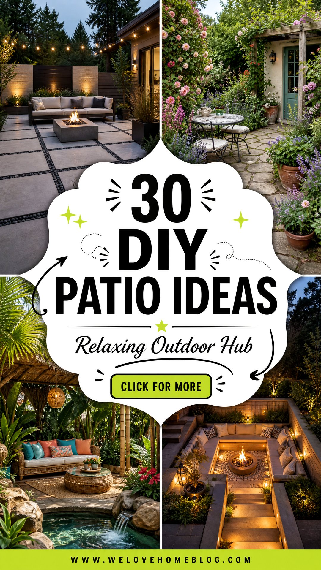 30 DIY Patio Ideas to Create a Relaxing Outdoor Hub - 30 DIY Patio Ideas to Create a Relaxing Outdoor Hub