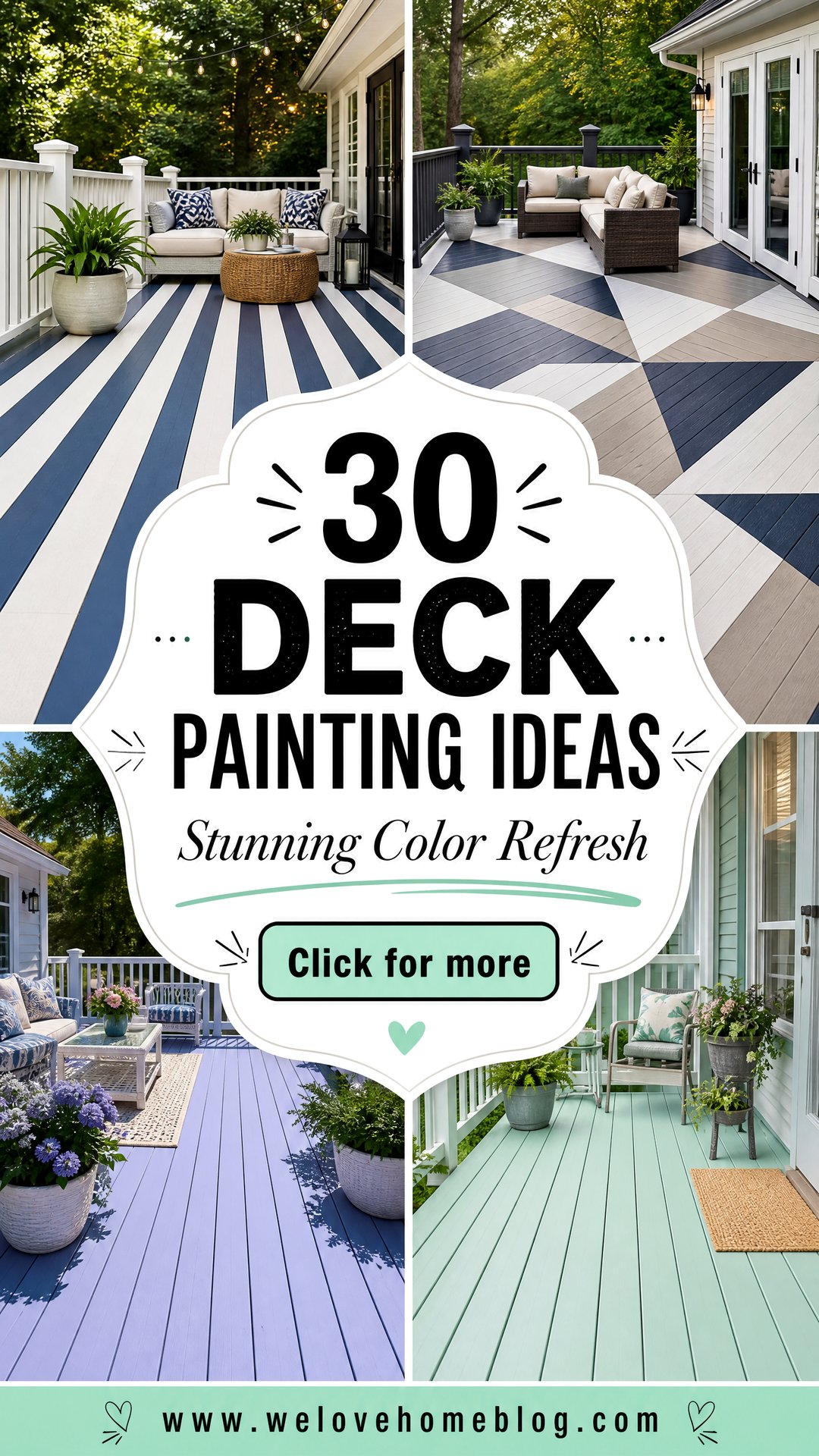 30 Deck Painting Ideas for a Stunning Color Refresh - 30 Deck Painting Ideas for a Stunning Color Refresh