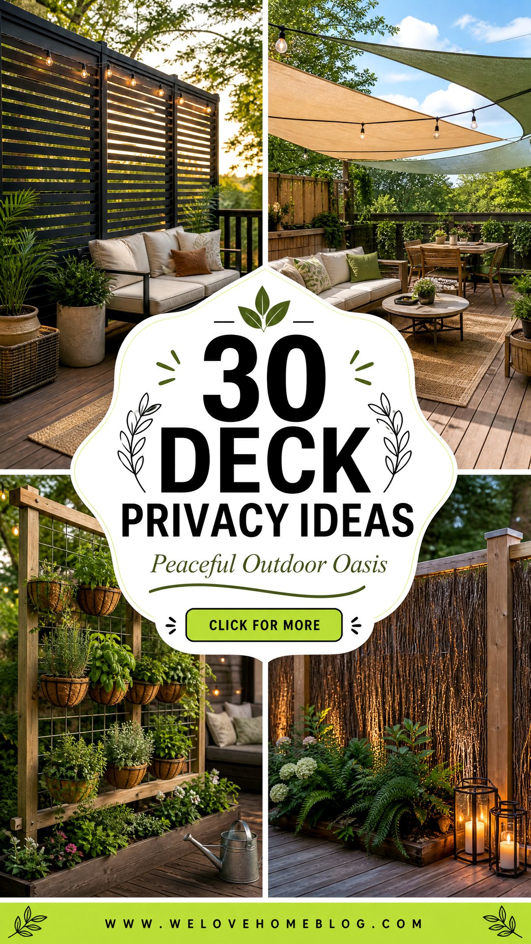 30 Deck Privacy Ideas for Your Peaceful Outdoor Oasis - 30 Deck Privacy Ideas for Your Peaceful Outdoor Oasis