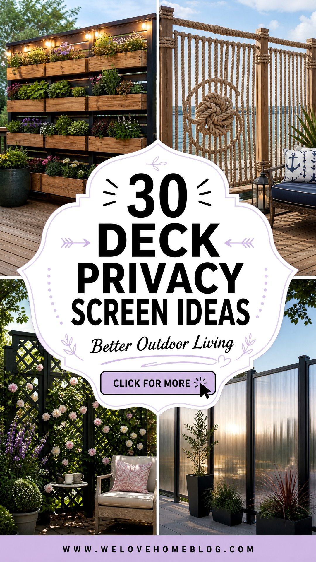 30 Deck Privacy Screen Ideas for Better Outdoor Living - 30 Deck Privacy Screen Ideas for Better Outdoor Living