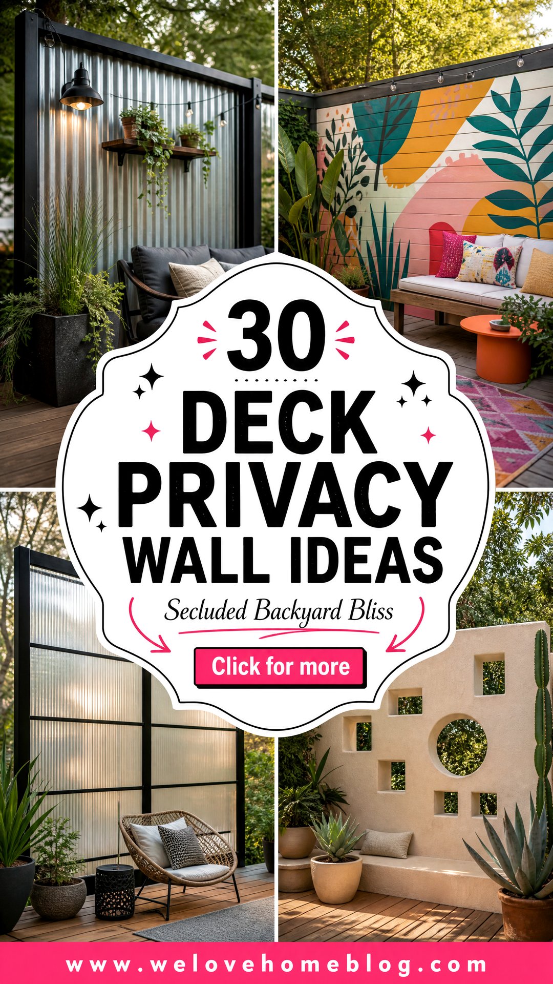 30 Deck Privacy Wall Ideas for a Secluded Backyard - 30 Deck Privacy Wall Ideas for a Secluded Backyard