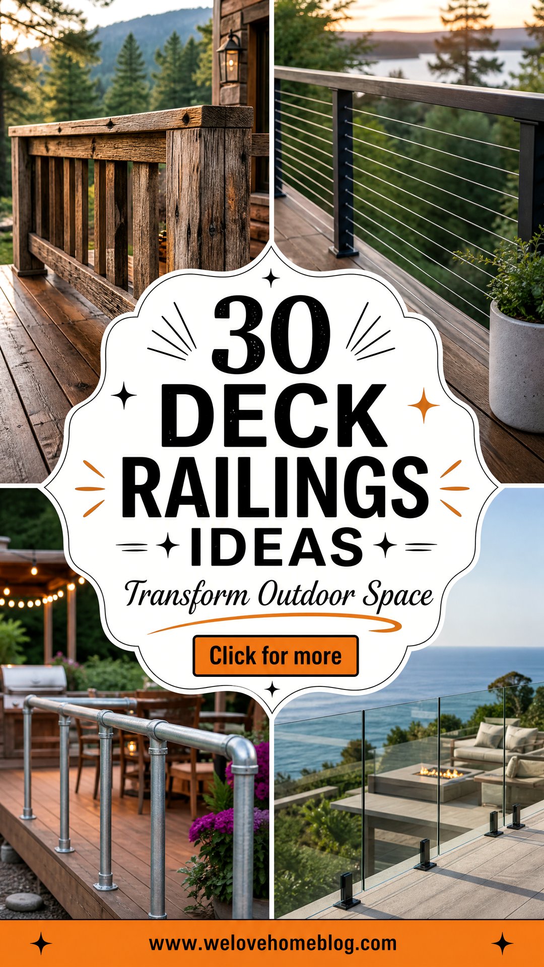 30 Deck Railings Ideas to Transform Your Outdoor Space - 30 Deck Railings Ideas to Transform Your Outdoor Space