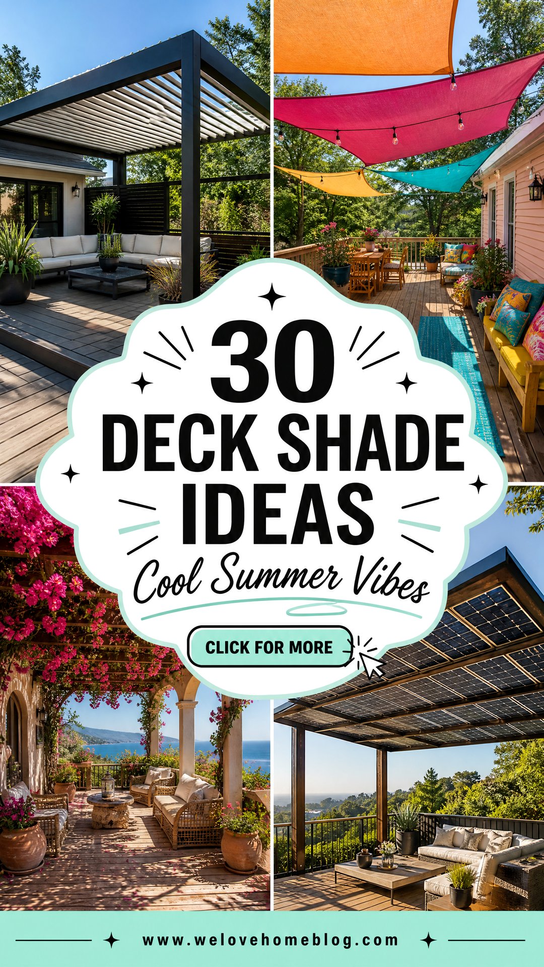 30 Deck Shade Ideas to Keep You Cool All Summer Long - 30 Deck Shade Ideas to Keep You Cool All Summer Long