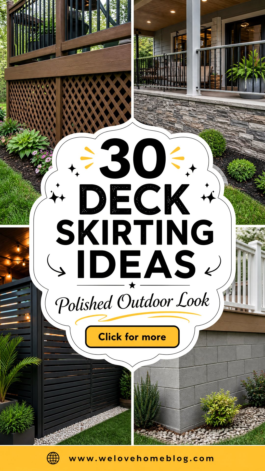 30 Deck Skirting Ideas for a Polished Outdoor Look - 30 Deck Skirting Ideas for a Polished Outdoor Look
