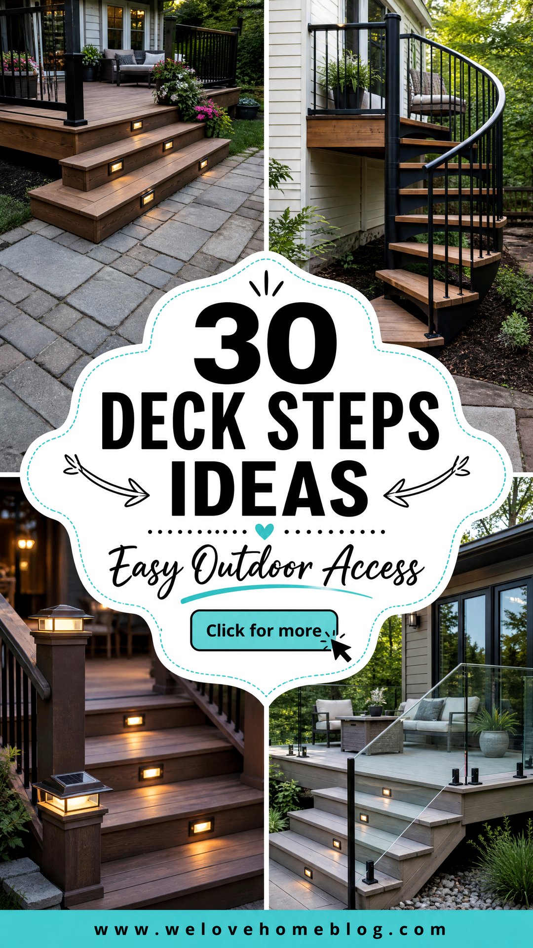 30 Deck Steps Ideas to Improve Your Outdoor Access - 30 Deck Steps Ideas to Improve Your Outdoor Access