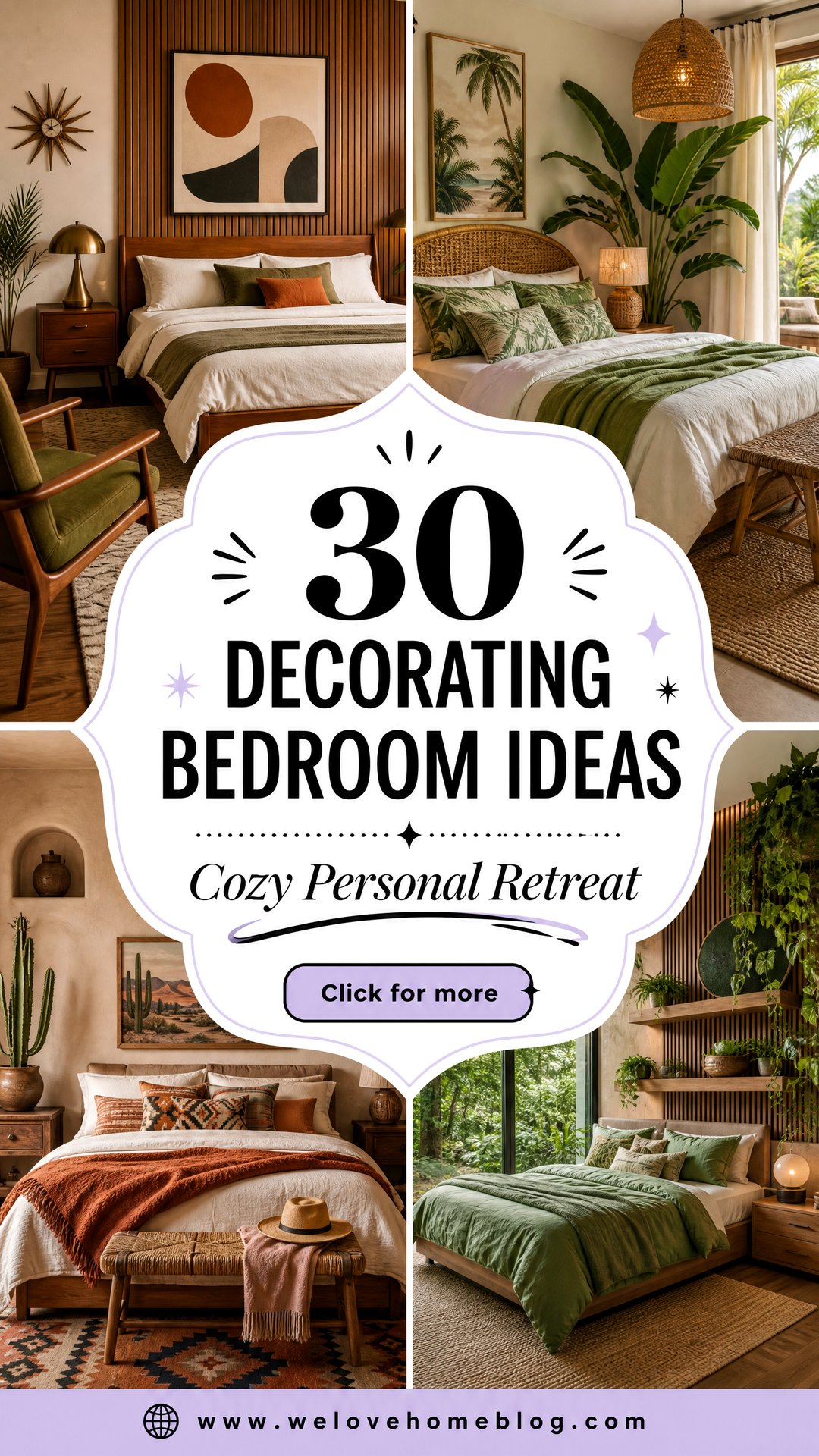 30 Decorating Bedroom Ideas for a Cozy Personal Retreat - 30 Decorating Bedroom Ideas for a Cozy Personal Retreat