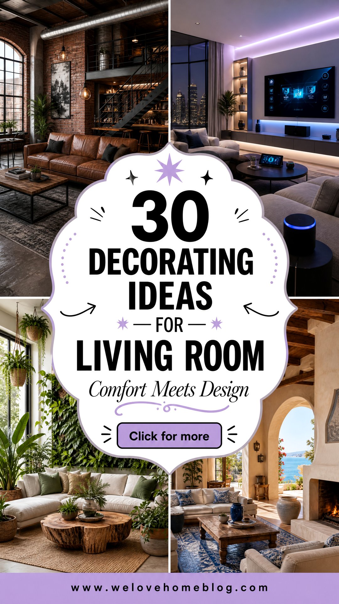 30 Decorating Ideas for Living Room Comfort and Design - 30 Decorating Ideas for Living Room Comfort and Design
