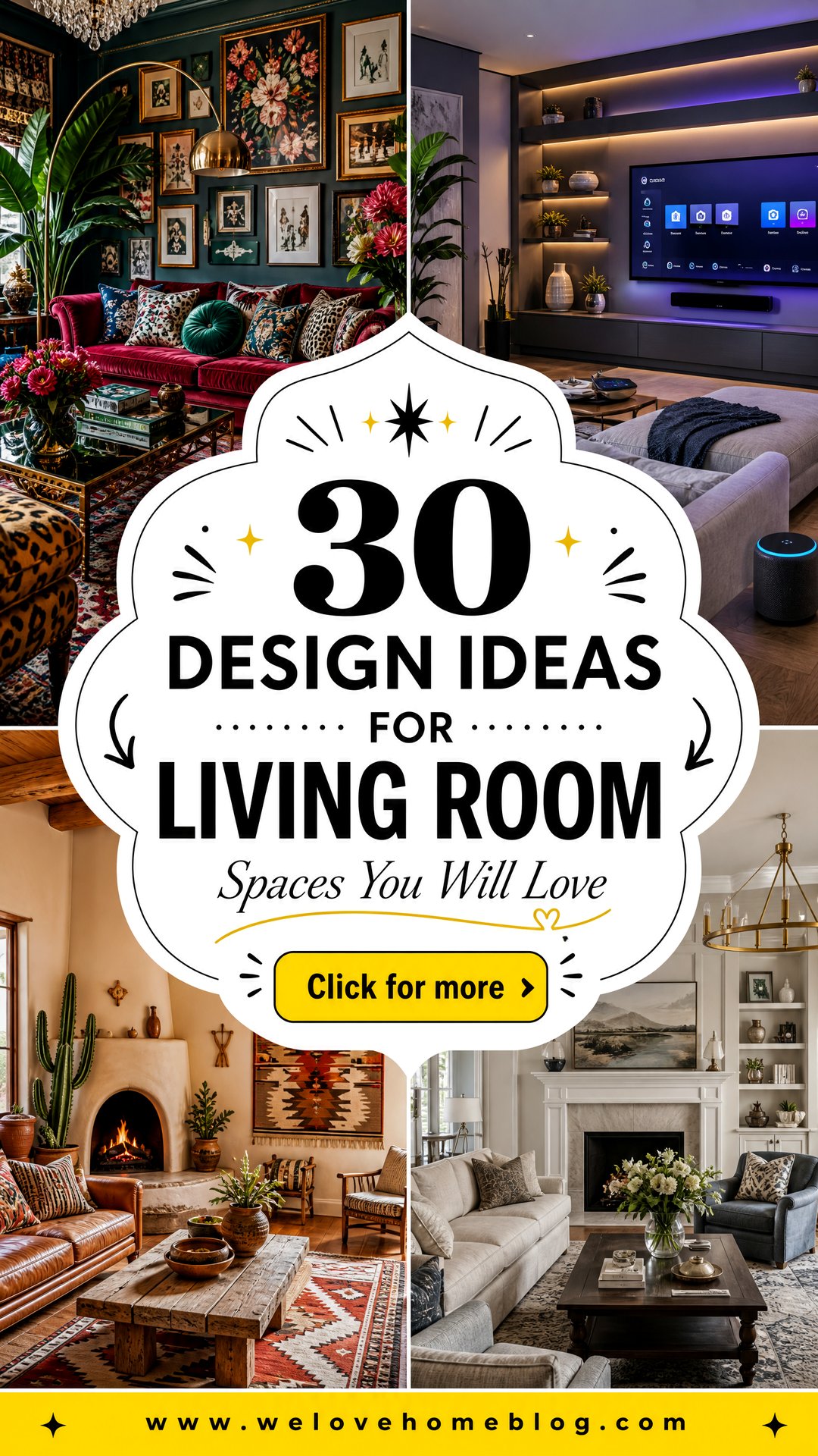 30 Design Ideas for Living Room Spaces You Will Love - 30 Design Ideas for Living Room Spaces You Will Love