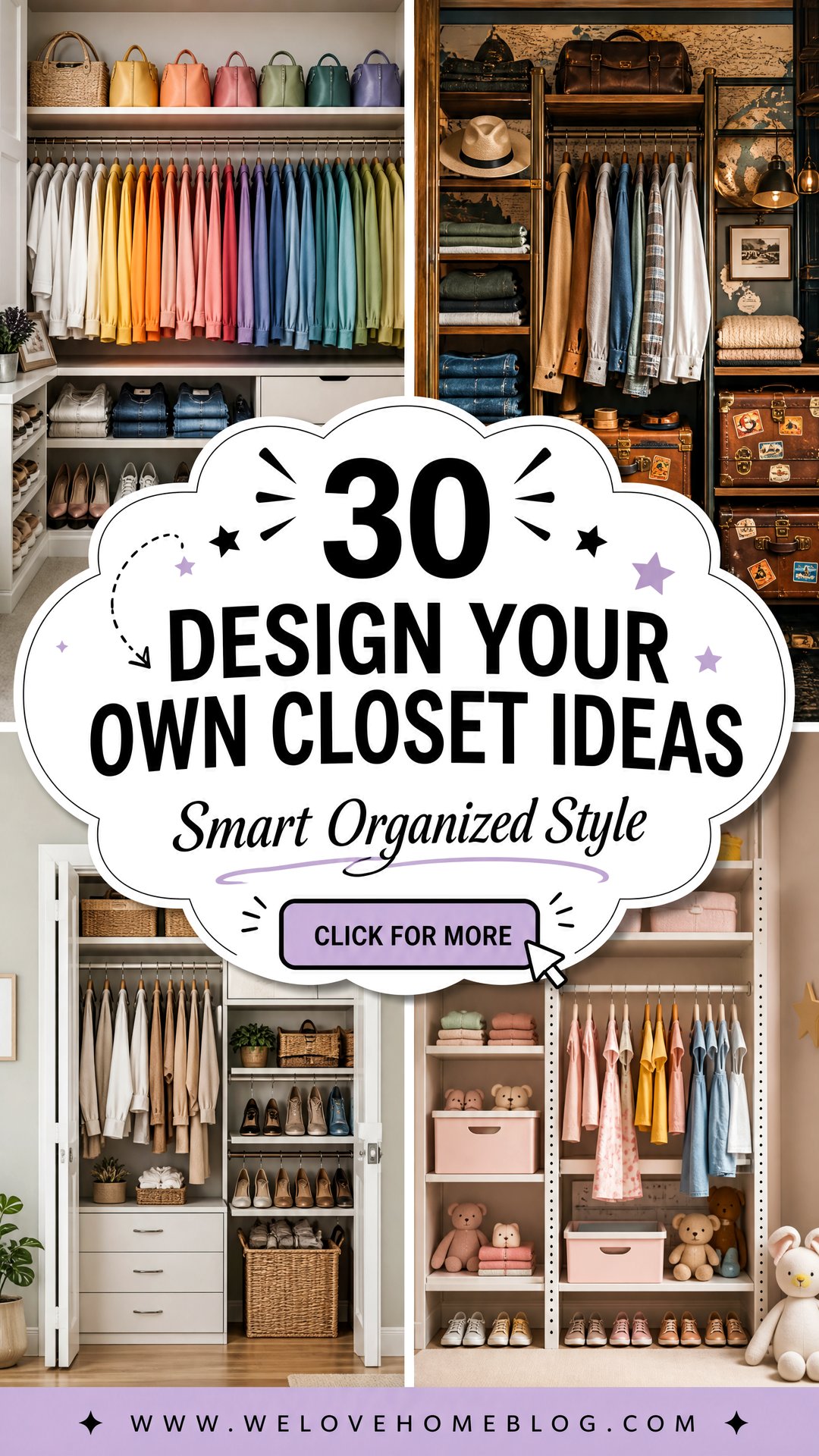 30 Design Your Own Closet Ideas for Better Organization - 30 Design Your Own Closet Ideas for Better Organization