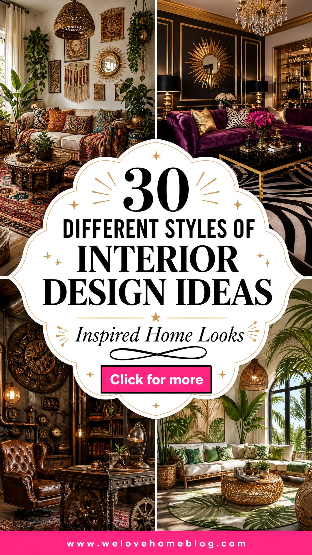 30 Different Styles of Interior Design Ideas for Homes - 30 Different Styles of Interior Design Ideas for Homes