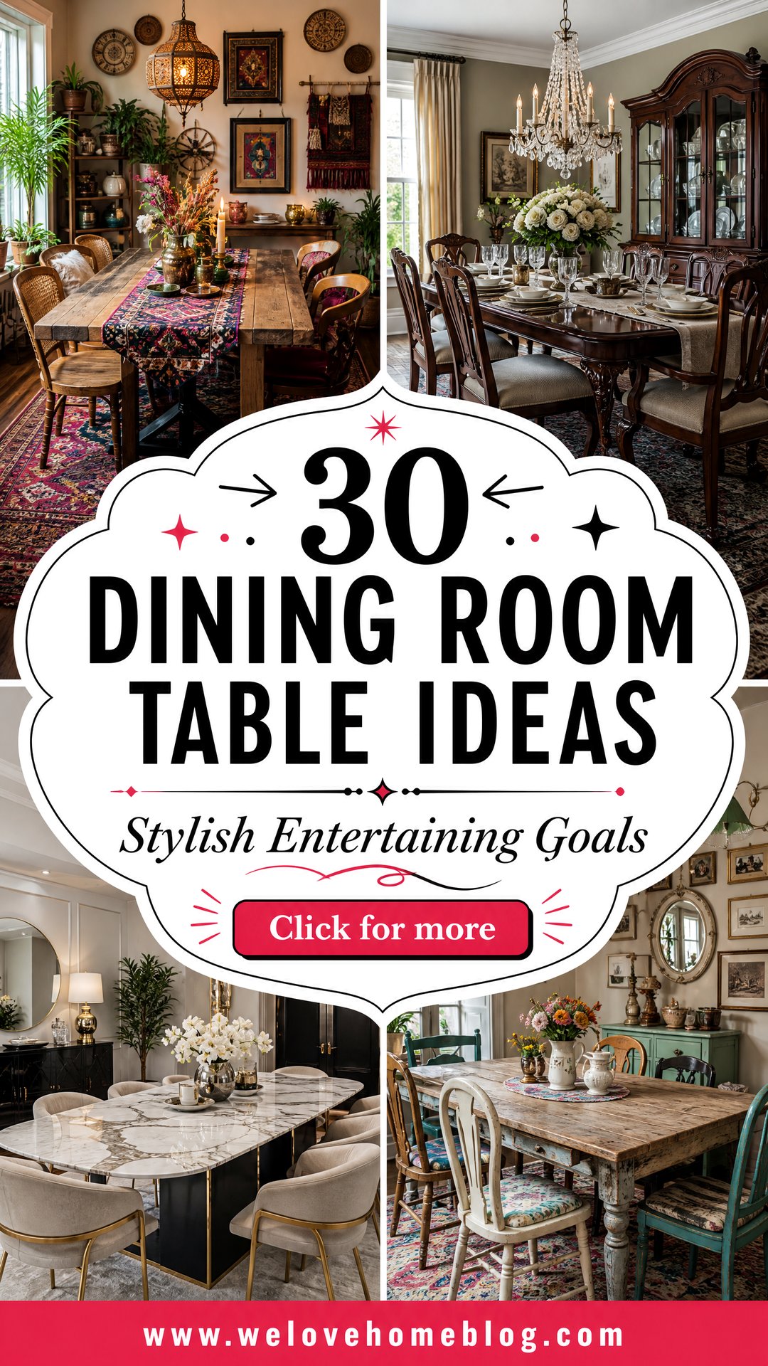 30 Dining Room Table Ideas for Stylish Entertaining - 30 Dining Room Table Ideas for Stylish Entertaining