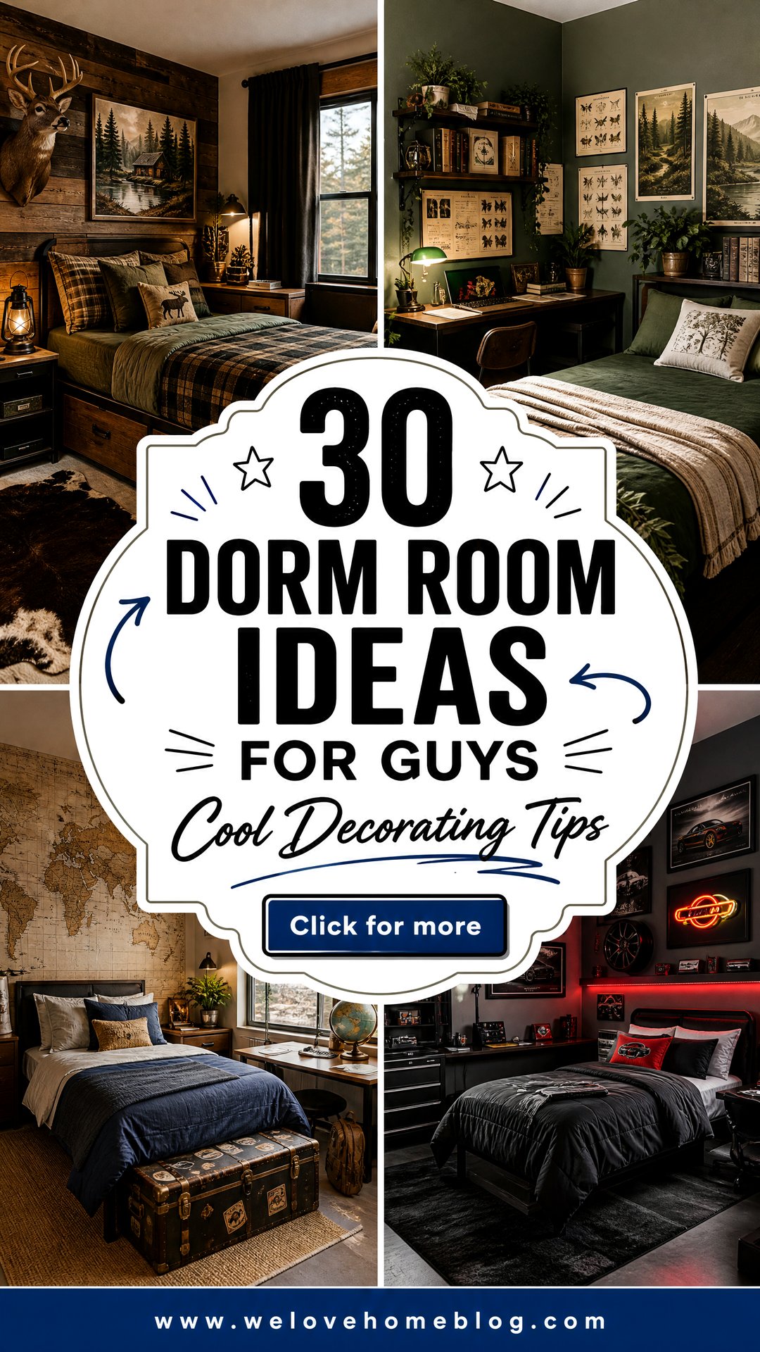 30 Dorm Room Ideas for Guys Cool Decorating Tips - 30 Dorm Room Ideas for Guys: Cool Decorating Tips