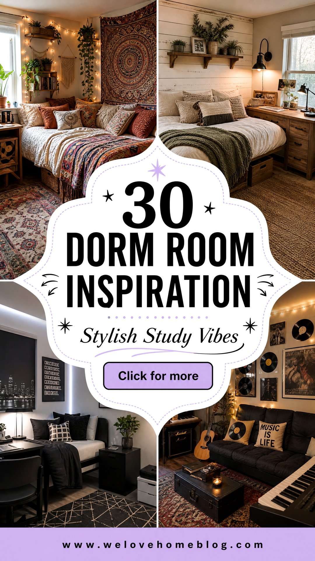 30 Dorm Room Inspiration for a Stylish Study Space - 30 Dorm Room Inspiration for a Stylish Study Space