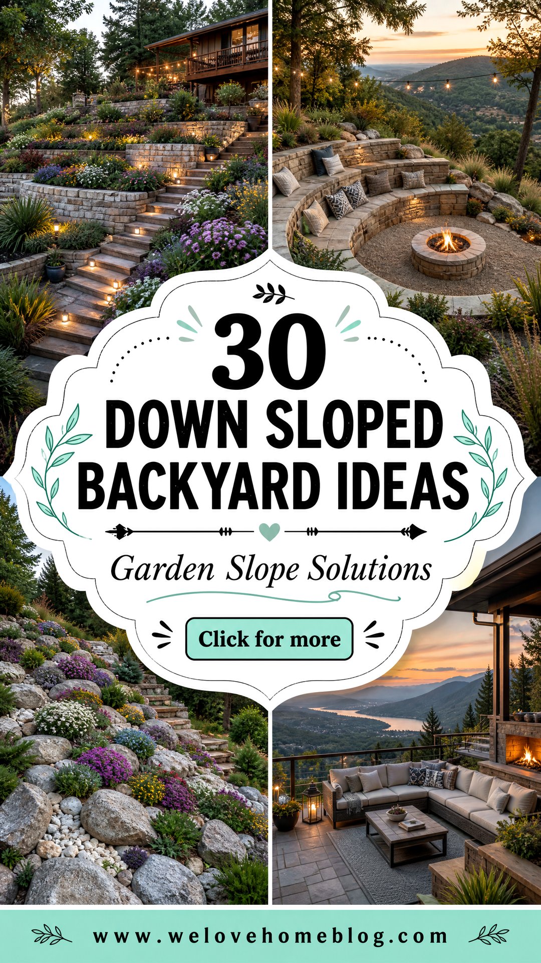 30 Down Sloped Backyard Ideas for Your Garden Space - 30 Down Sloped Backyard Ideas for Your Garden Space