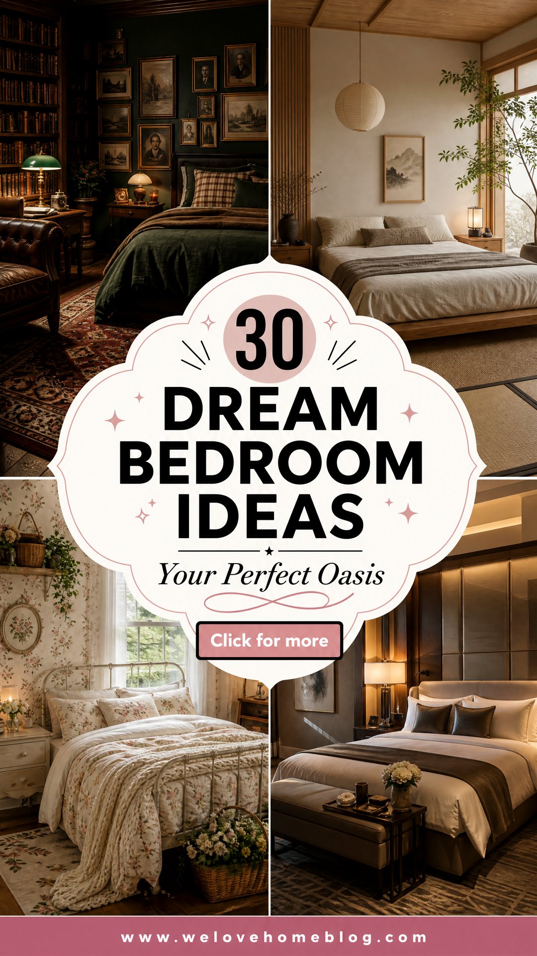 30 Dream Bedroom Ideas to Create Your Perfect Oasis - 30 Dream Bedroom Ideas to Create Your Perfect Oasis