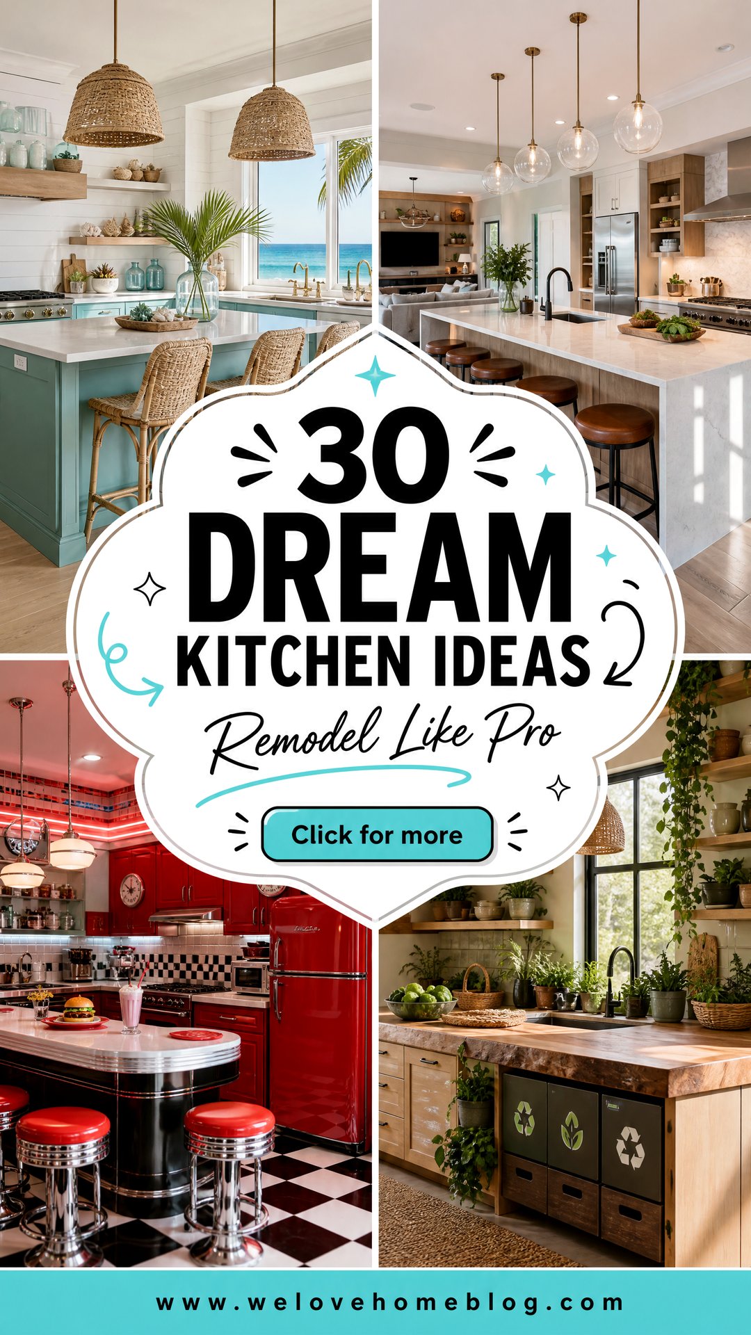 30 Dream Kitchen Ideas for Your Next Home Remodel - 30 Dream Kitchen Ideas for Your Next Home Remodel