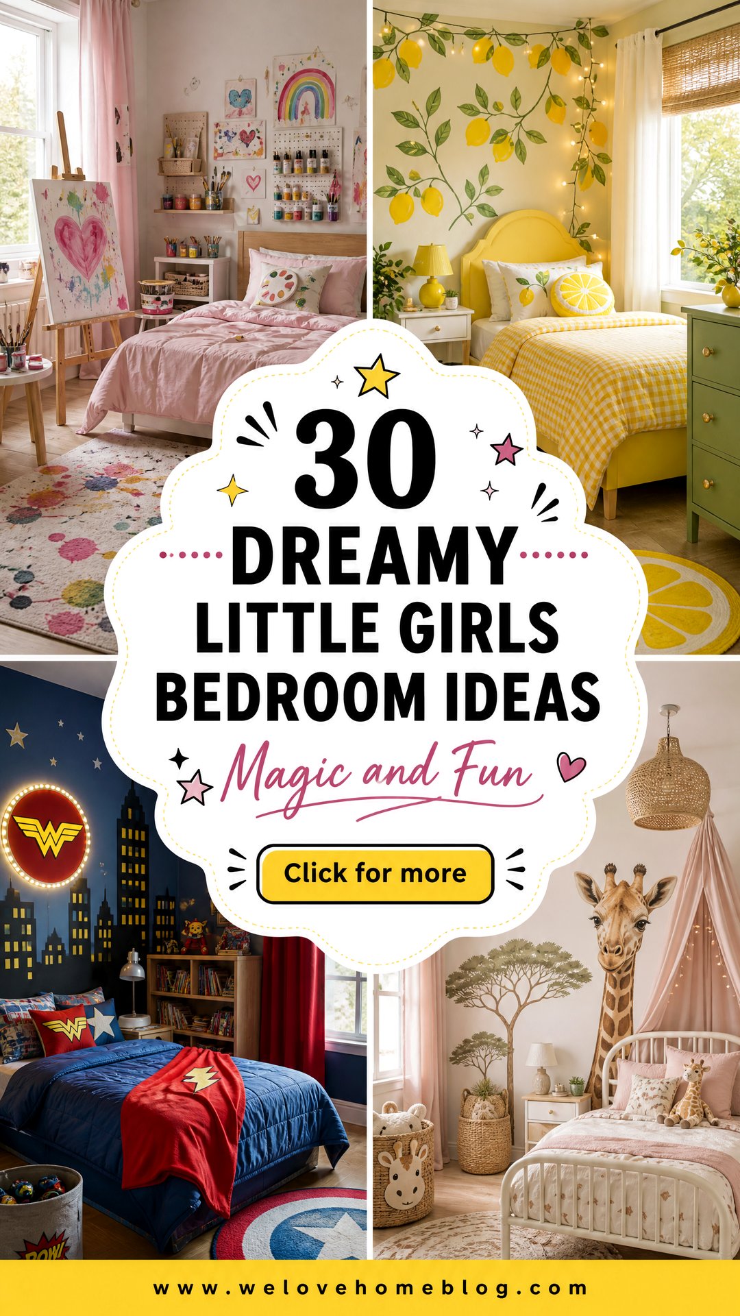 30 Dreamy Little Girls Bedroom Ideas for Magic and Fun - 30 Dreamy Little Girls Bedroom Ideas for Magic and Fun