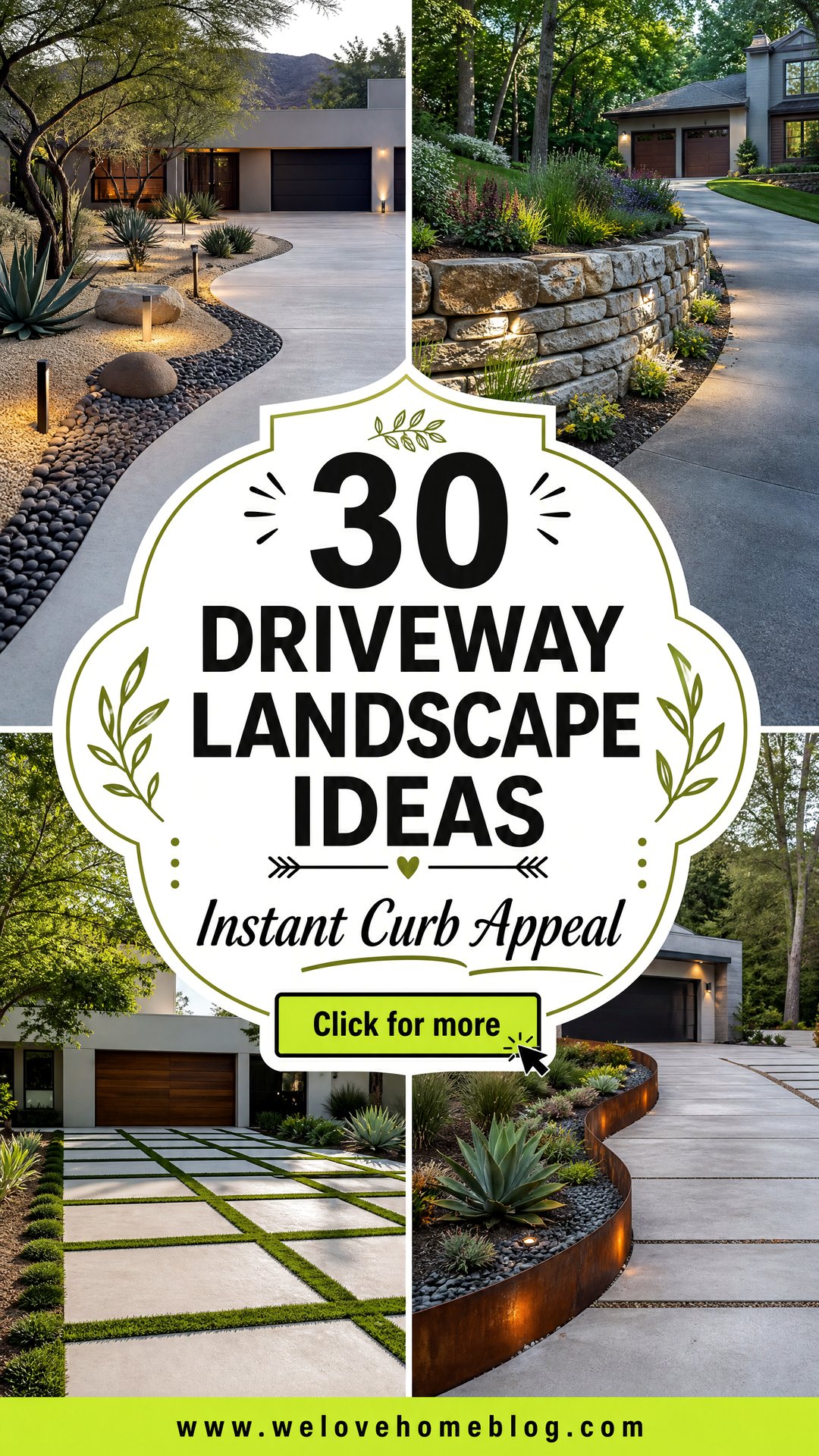 30 Driveway Landscape Ideas for Instant Curb Appeal - 30 Driveway Landscape Ideas for Instant Curb Appeal