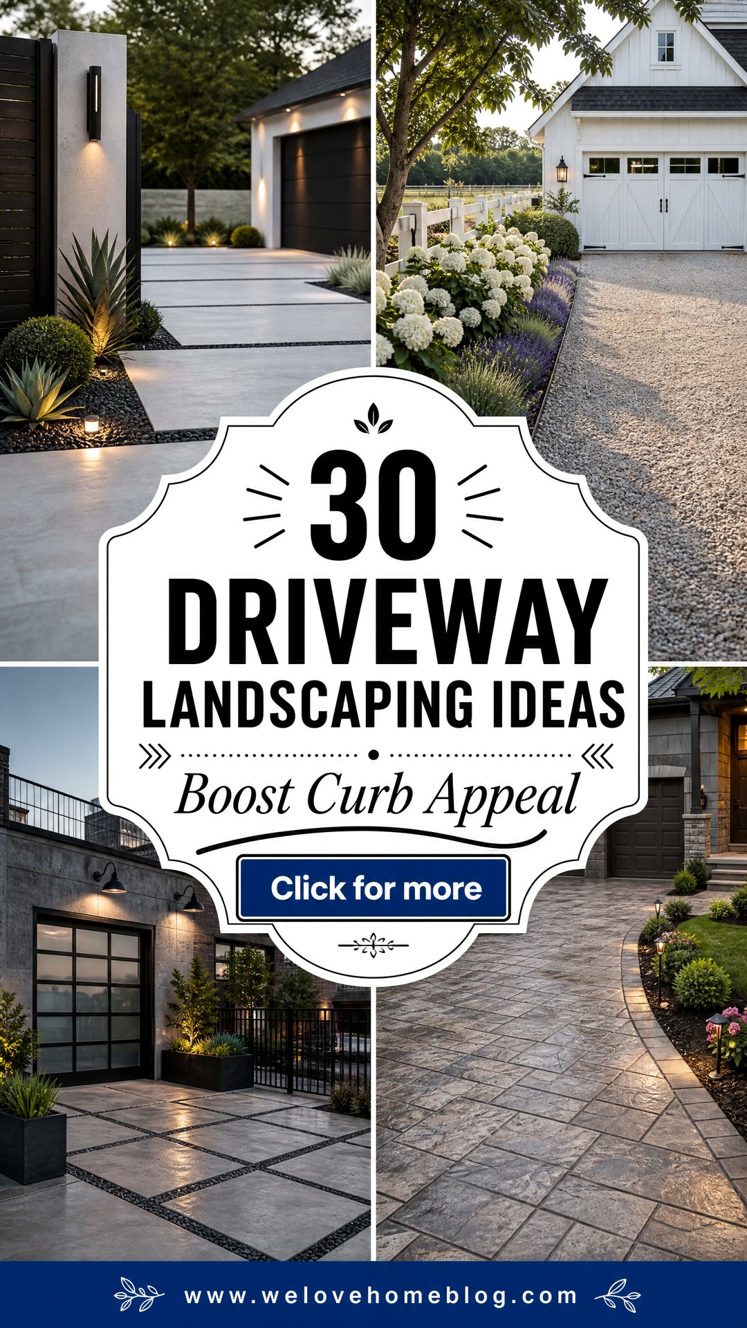 30 Driveway Landscaping Ideas to Boost Curb Appeal - 30 Driveway Landscaping Ideas to Boost Curb Appeal