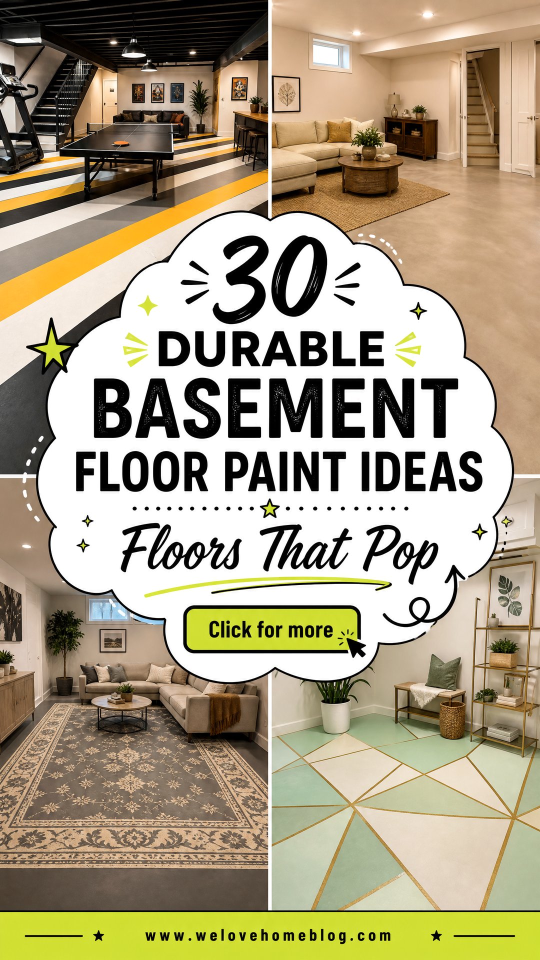 30 Durable Basement Floor Paint Ideas for a New Floor - We Love Home Blog