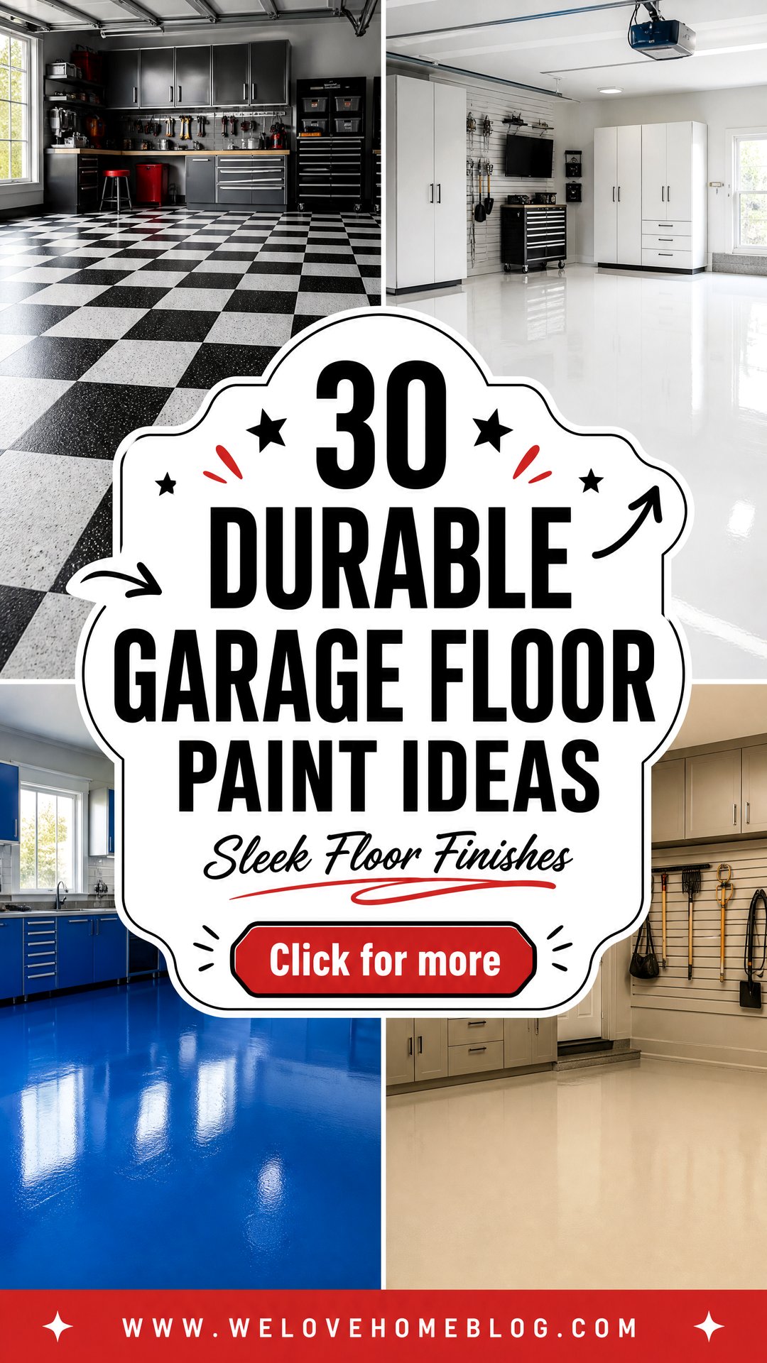 30 Durable Garage Floor Paint Ideas and Finishes - 30 Durable Garage Floor Paint Ideas and Finishes
