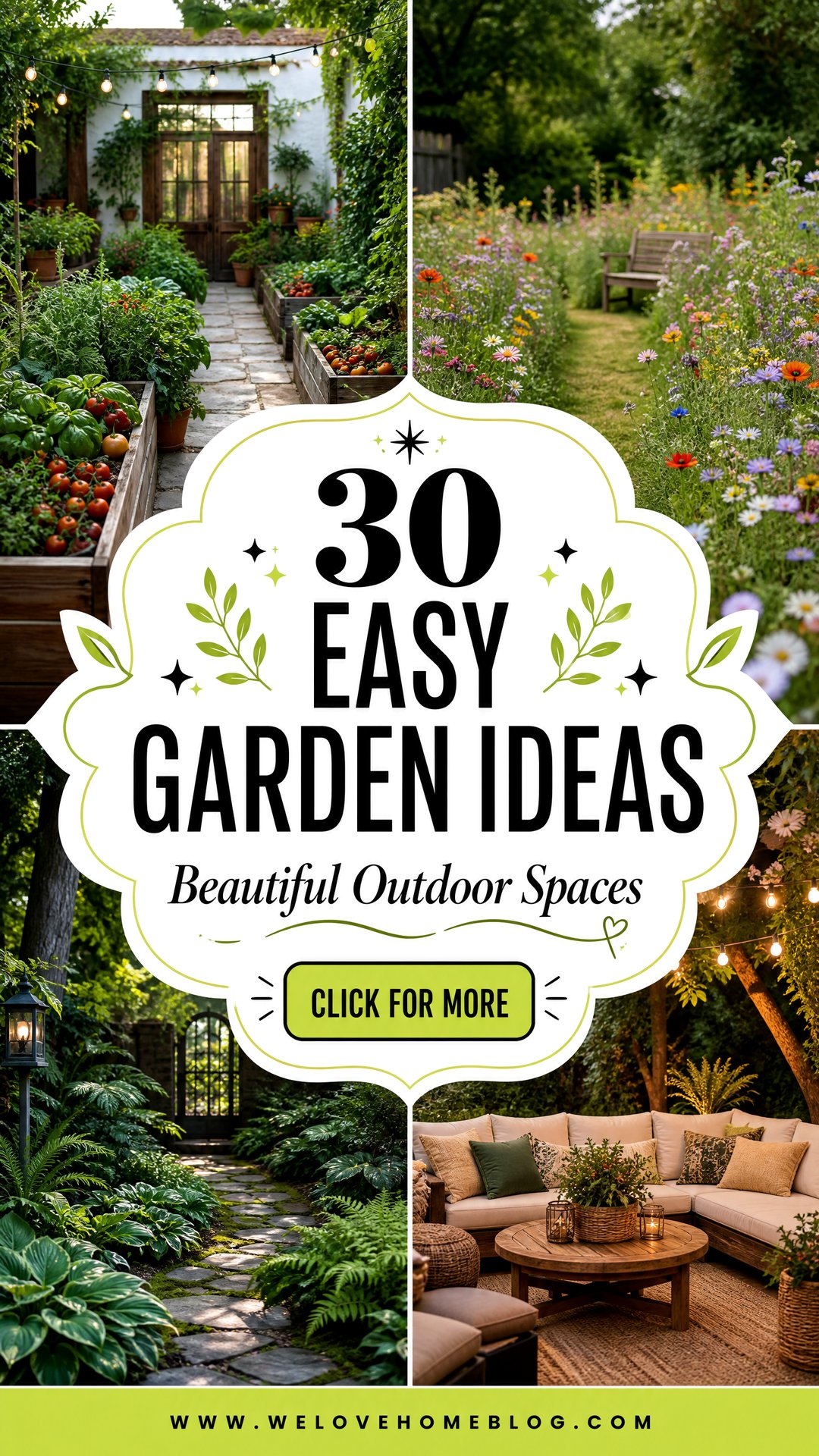 30 Easy Garden Ideas for a Beautiful Outdoor Space - 30 Easy Garden Ideas for a Beautiful Outdoor Space